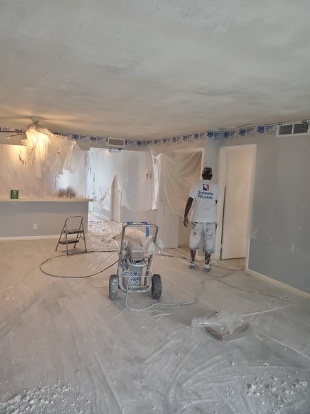 Popcorn Removal and Interior Painting in Copper City, FL (1)