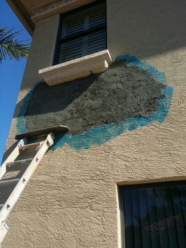 Demolition and repairing of damaged wall in Boca Raton, FL