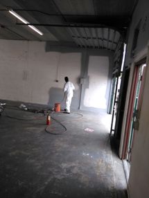 Interior Repainting of Warehouse Floors and Walls in Palm Beach Florida (1)