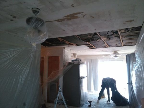 Interior Remodeling, Popcorn Ceiling Removal & Sheetrock Replacement in Margate, FL (1)