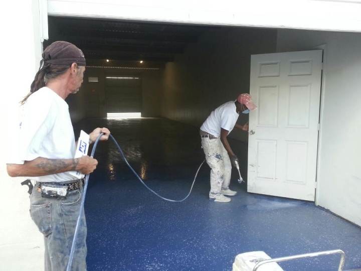 After Garage Floor Painting in Fort Lauderdale, FL