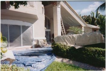 Exterior Painting at a community complex of 100 homes in Palm Beach, FL