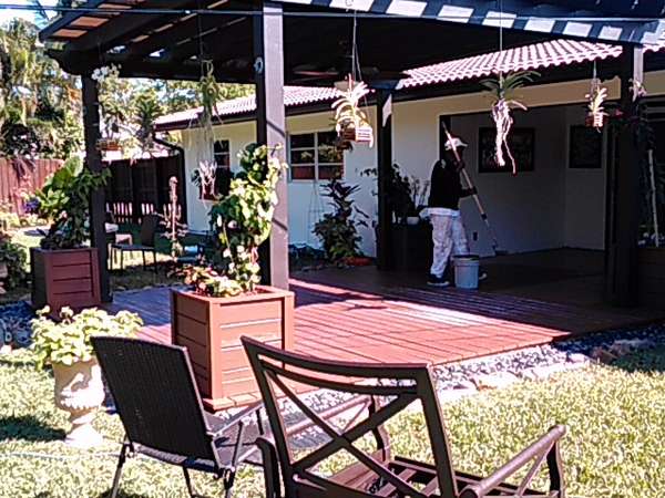Repainting of home, fence, and Deck in Fort Lauderdale, FL (1)